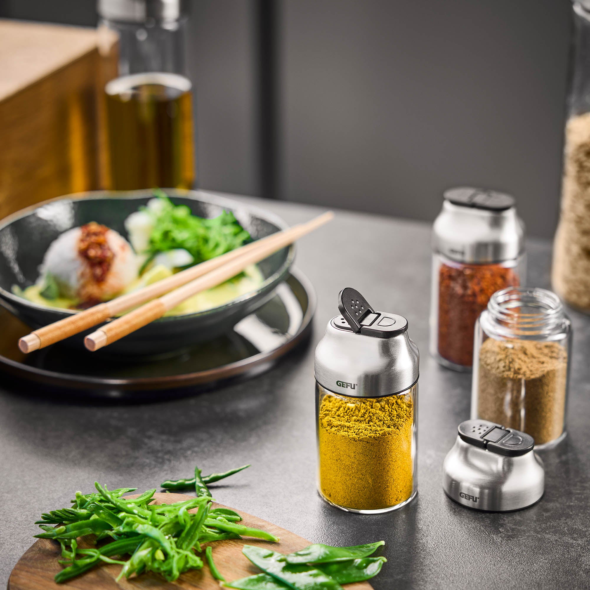 GEFU KIPPO Spice Carousel – 7 Piece