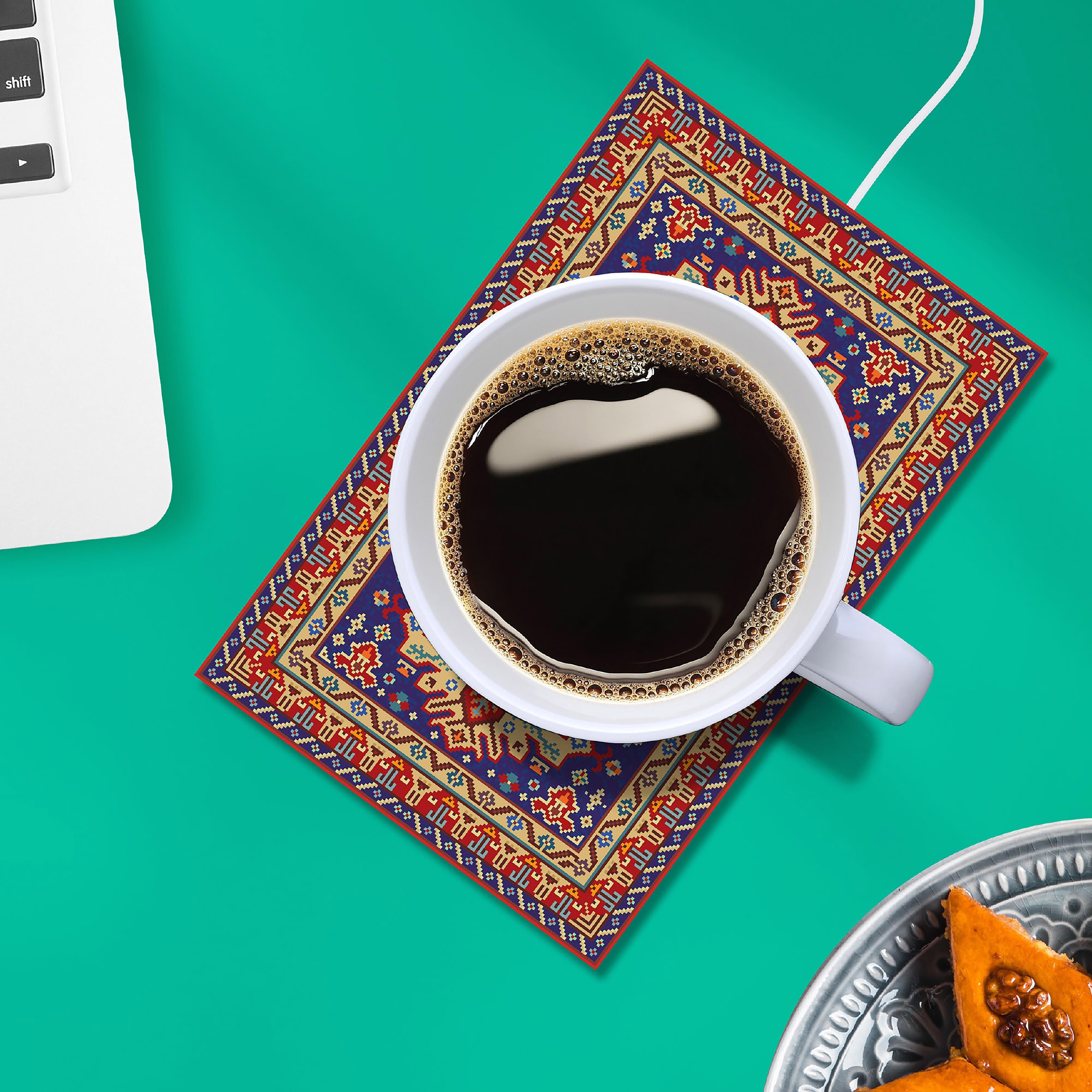 Mustard Rug Cup Warmer