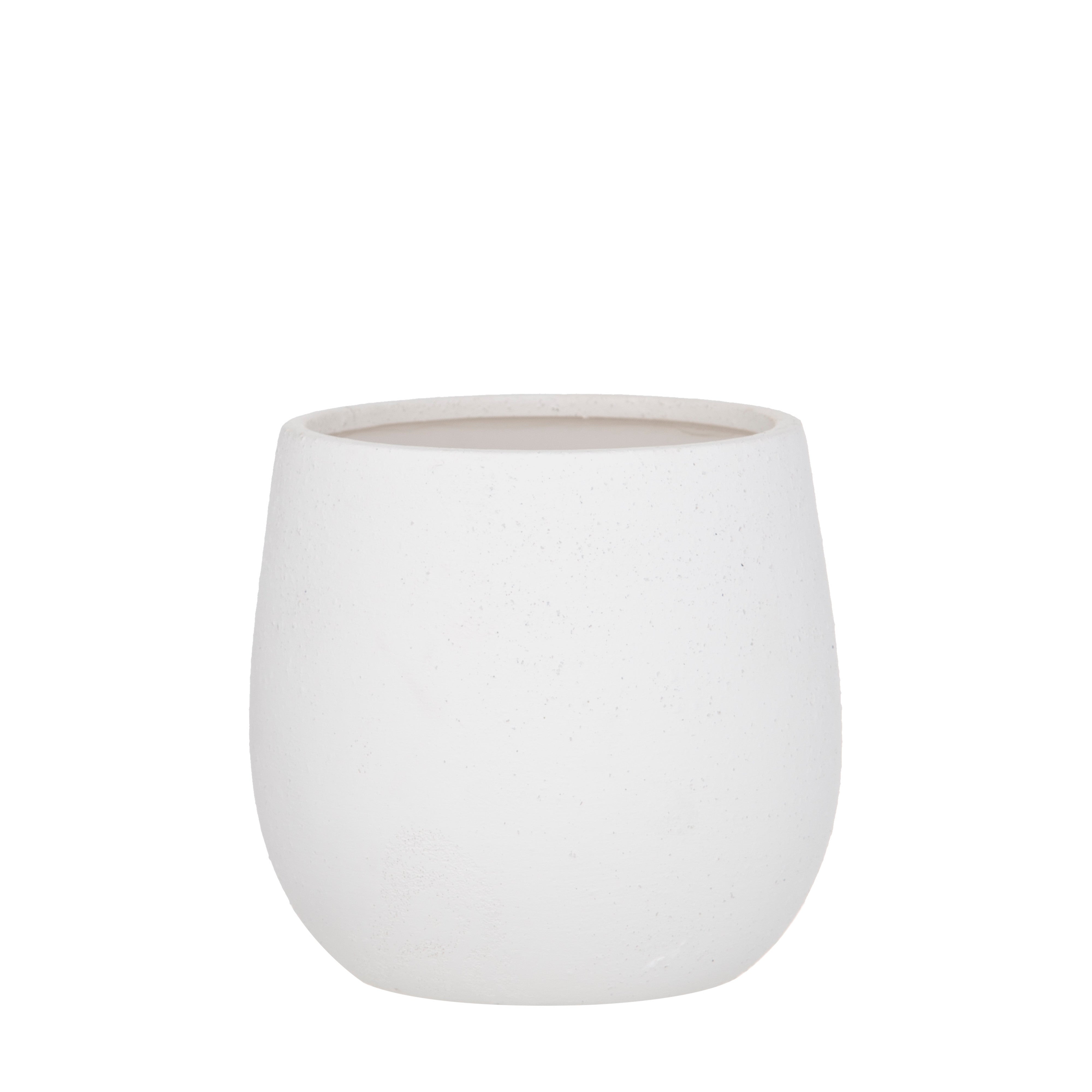 Rogue Tub Pot White 16 x 15cm