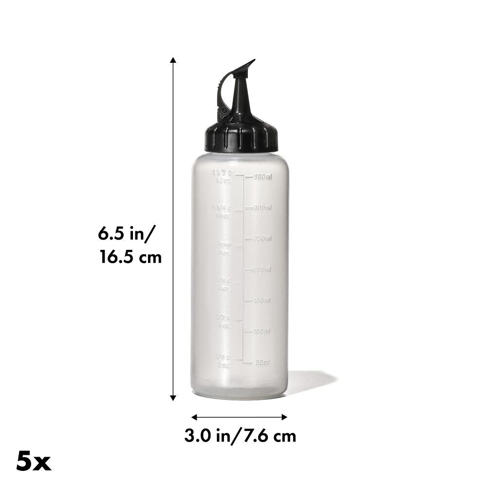OXO Good Grips Chef's Squeeze Bottle 355ml 5 Pack
