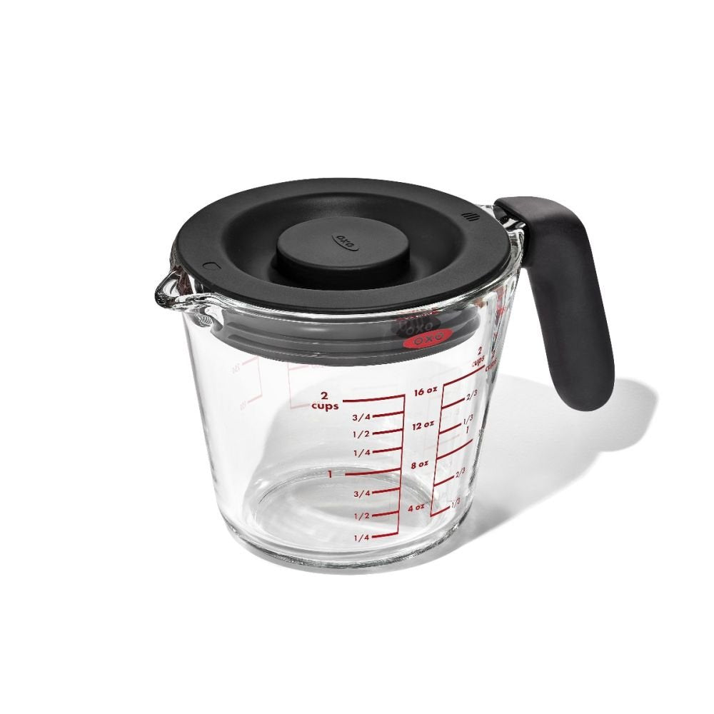 OXO Good Grips Glass Measuring Cup W Lid - 2 Cup / 500ml