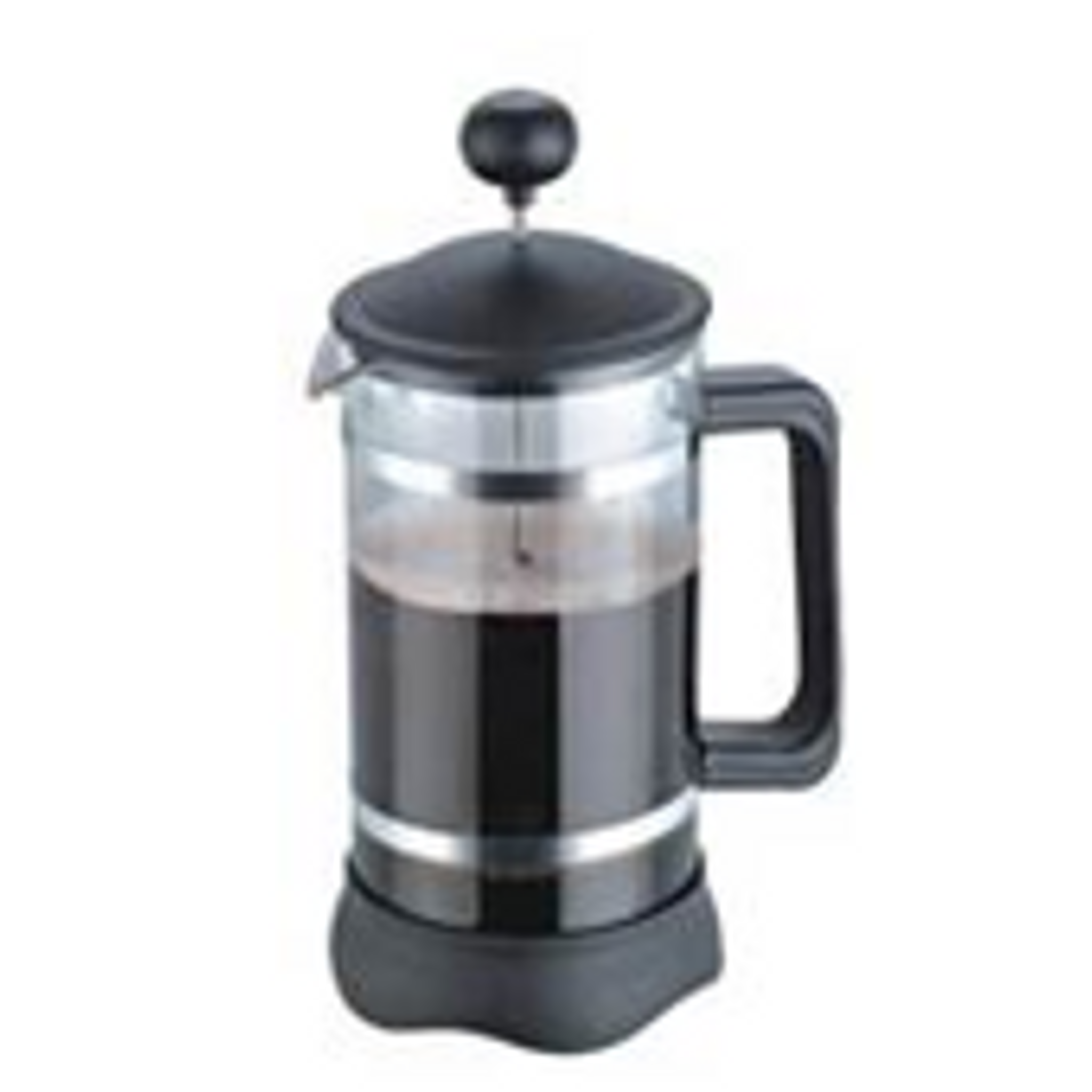 Incasa Borosilicate Glass Coffee Plunger Plastic Body (350ml)
