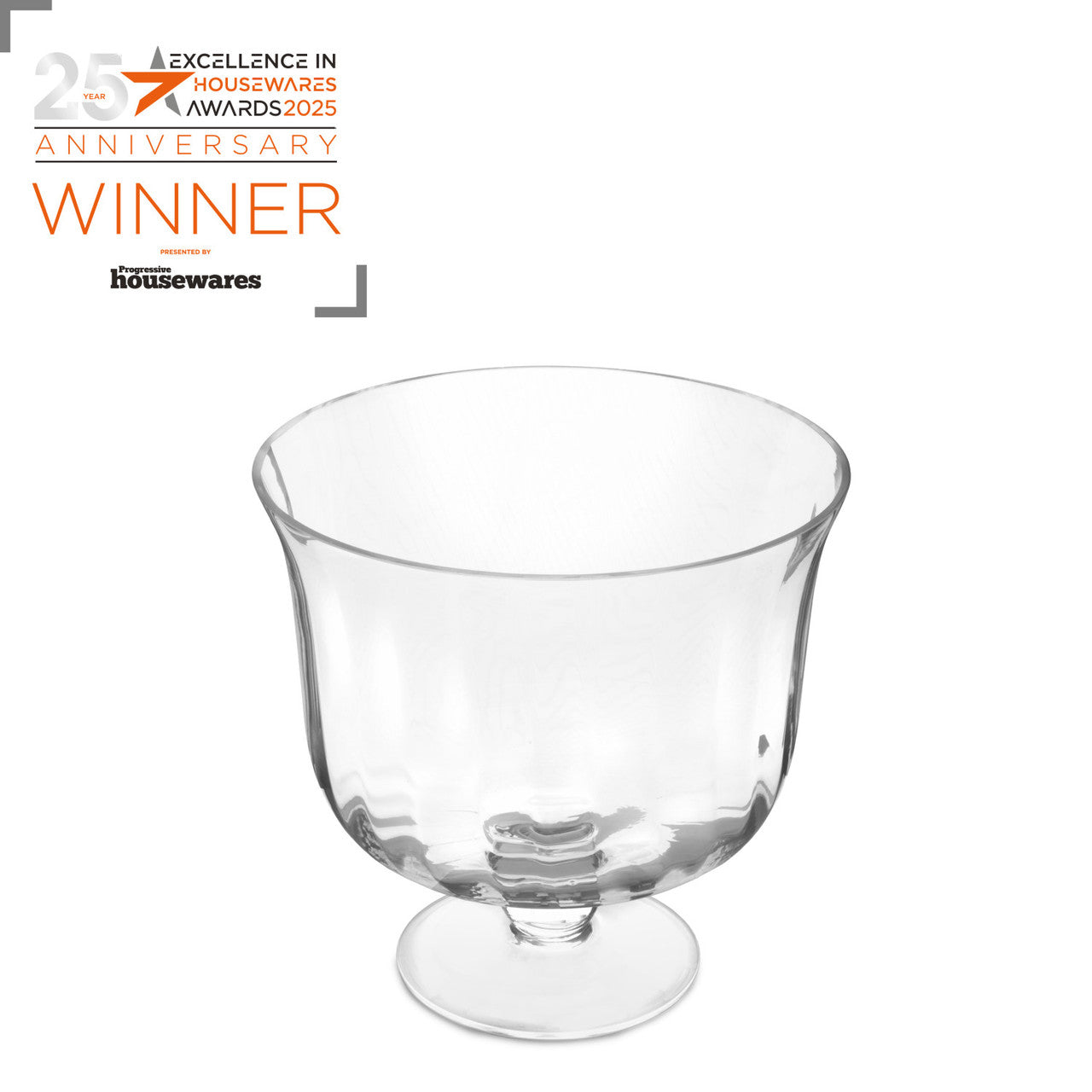 Jamie Oliver Big Love 22cm Showstopper Bowl Clear Glass