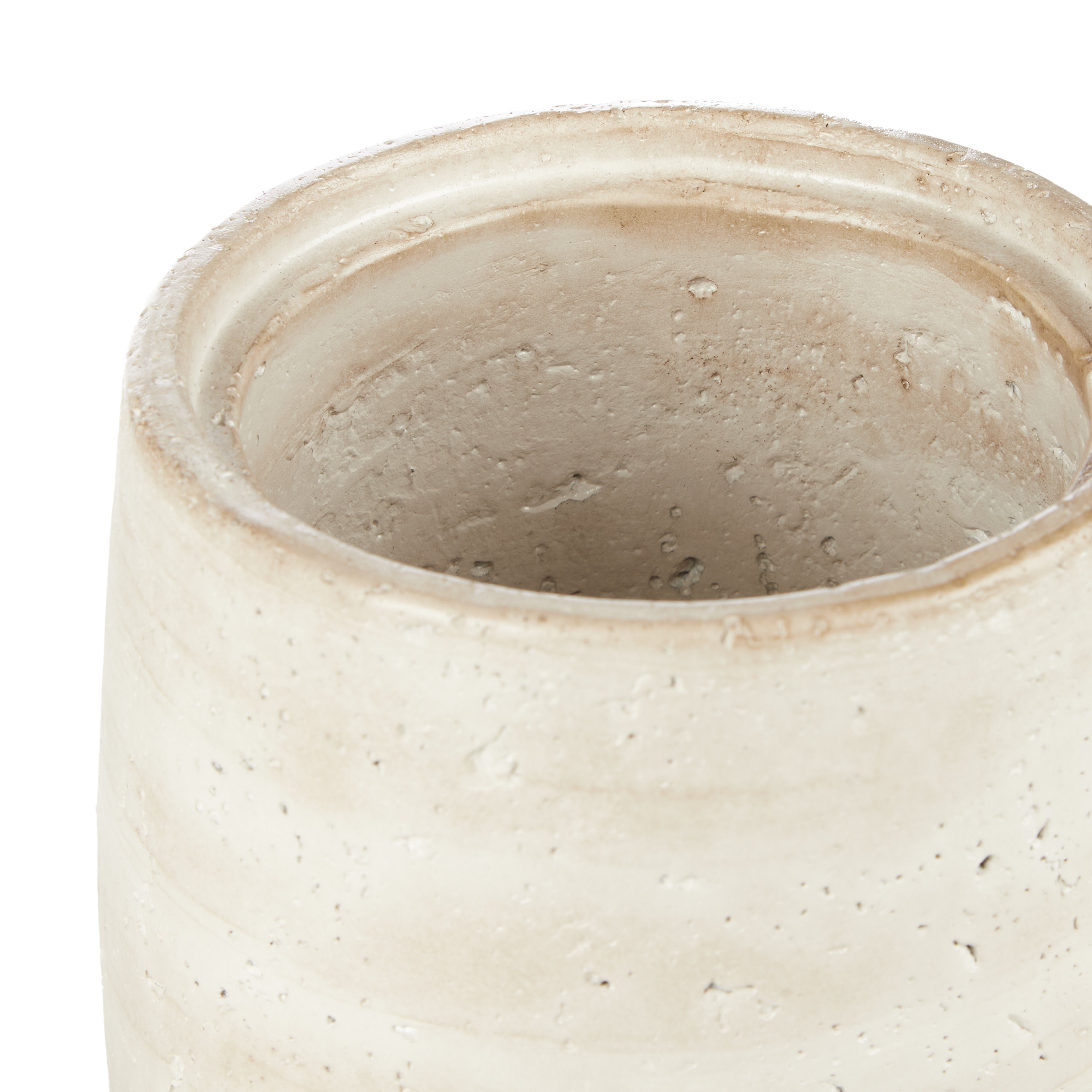 Amalfi Napier Canister Small Travertine