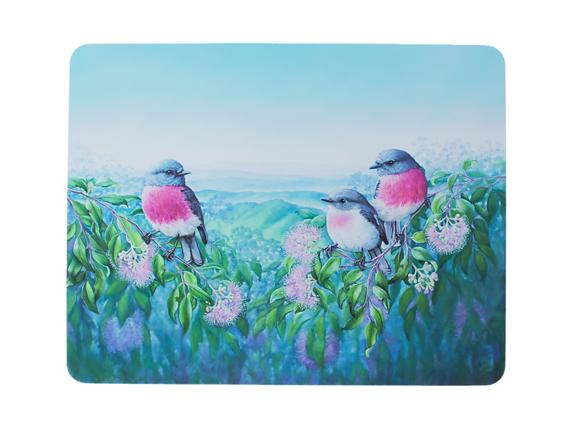 Maxwell & Williams Birds of Australia KC 10yr Anniversary Cork Back Placemat 34 x 26.5cm Assorted 4 Piece