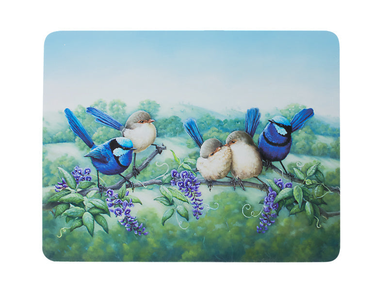 Maxwell & Williams Birds of Australia KC 10yr Anniversary Cork Back Placemat 34 x 26.5cm Assorted 4 Piece