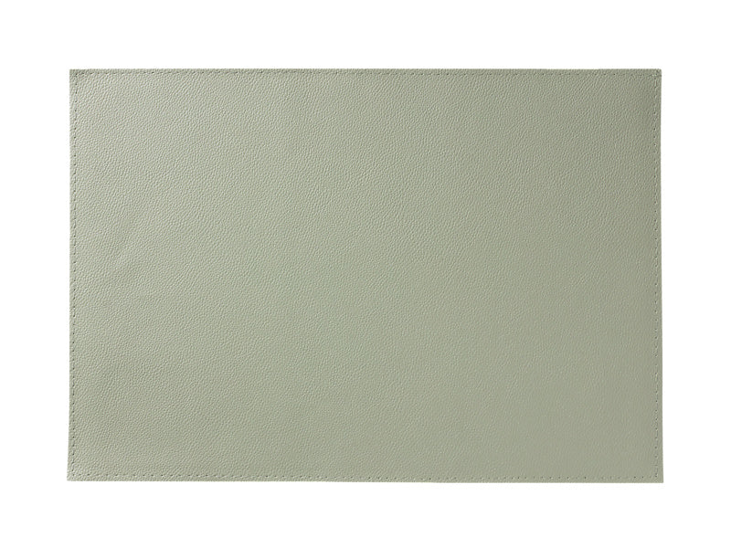 Maxwell & Williams Table Accents Leather Look Cowhide Placemat Sage 43 x 30cm