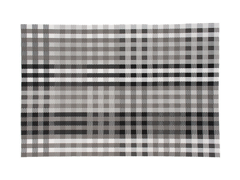 Maxwell & Williams Table Accents Placemat White Grey Check 45 x 30cm