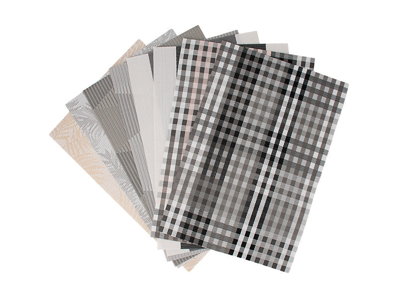 Maxwell & Williams Table Accents Placemat White Grey Check 45 x 30cm