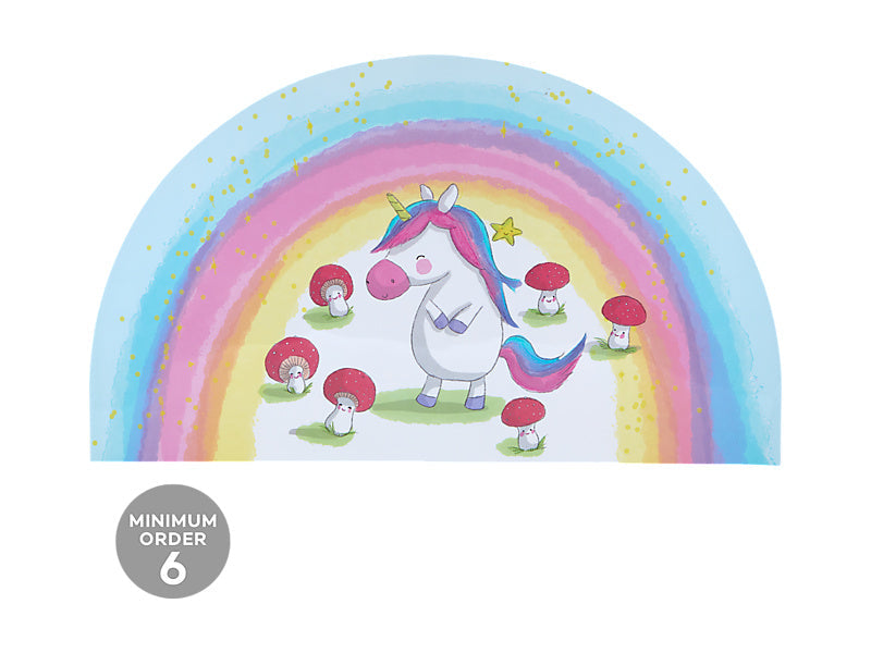 Maxwell & Williams Jedda Robaard Magical Tales Placemat Unicorn Semi Circle Rainbow 28 x 47.5cm