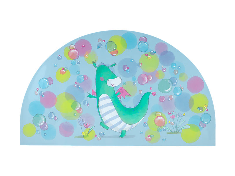 Maxwell & Williams Jedda Robaard Magical Tales Placemat Dragon Semi Circle Green 28 x 47.5cm