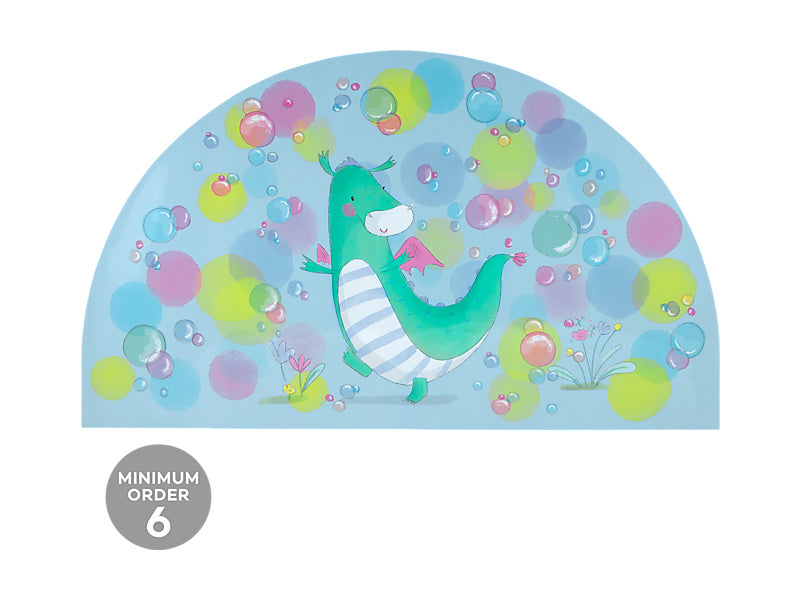 Maxwell & Williams Jedda Robaard Magical Tales Placemat Dragon Semi Circle Green 28 x 47.5cm