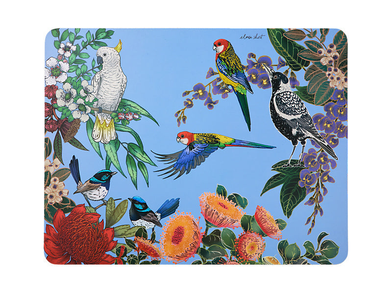 Maxwell & Williams Eloise Short Native Grace Cork Back Placemat 34 x 26.5cm 4 Piece