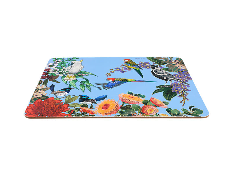 Maxwell & Williams Eloise Short Native Grace Cork Back Placemat 34 x 26.5cm 4 Piece
