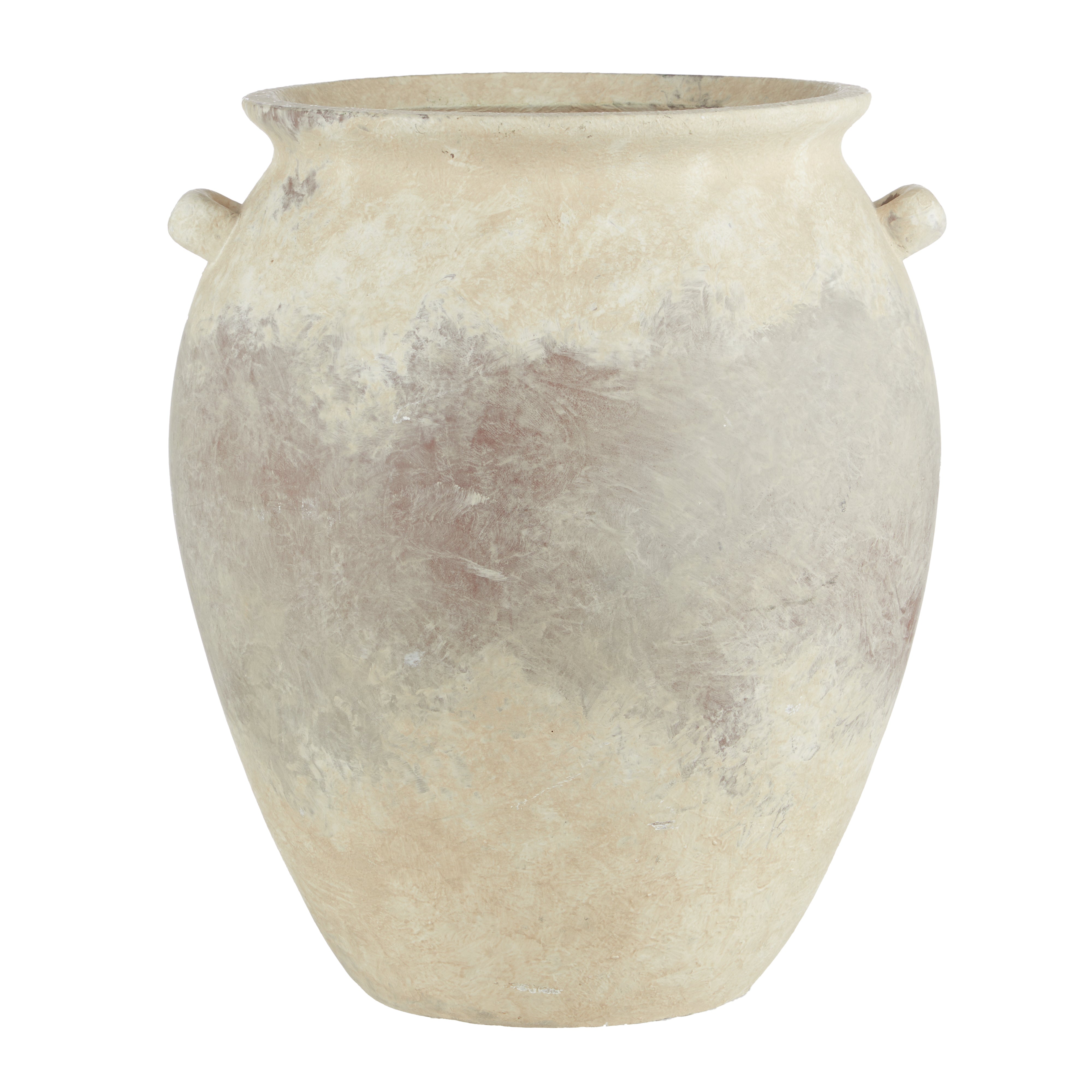 Amalfi Inga Ceramic Vase Aged White