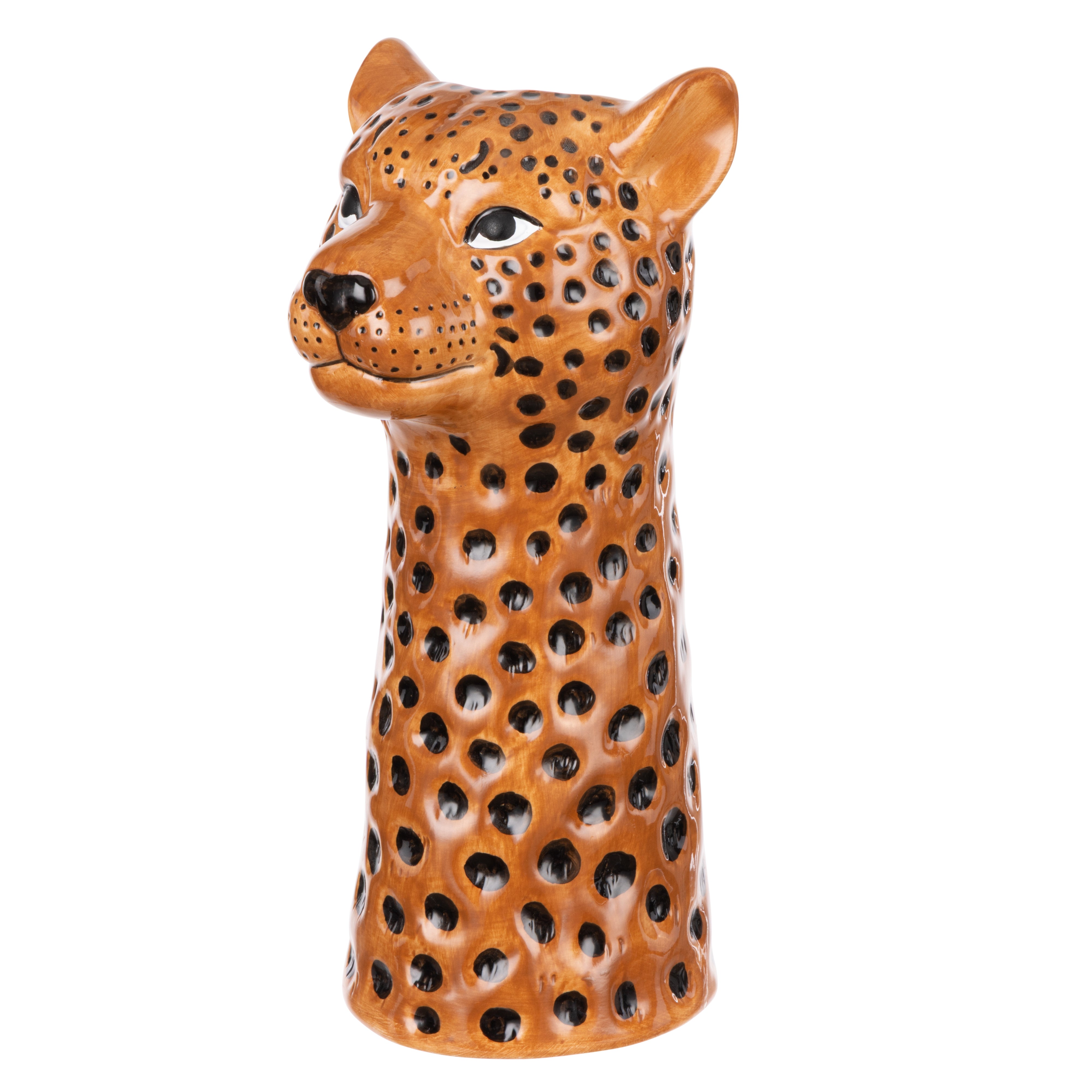Emporium Lennon Cheetah Vase Multi-Coloured