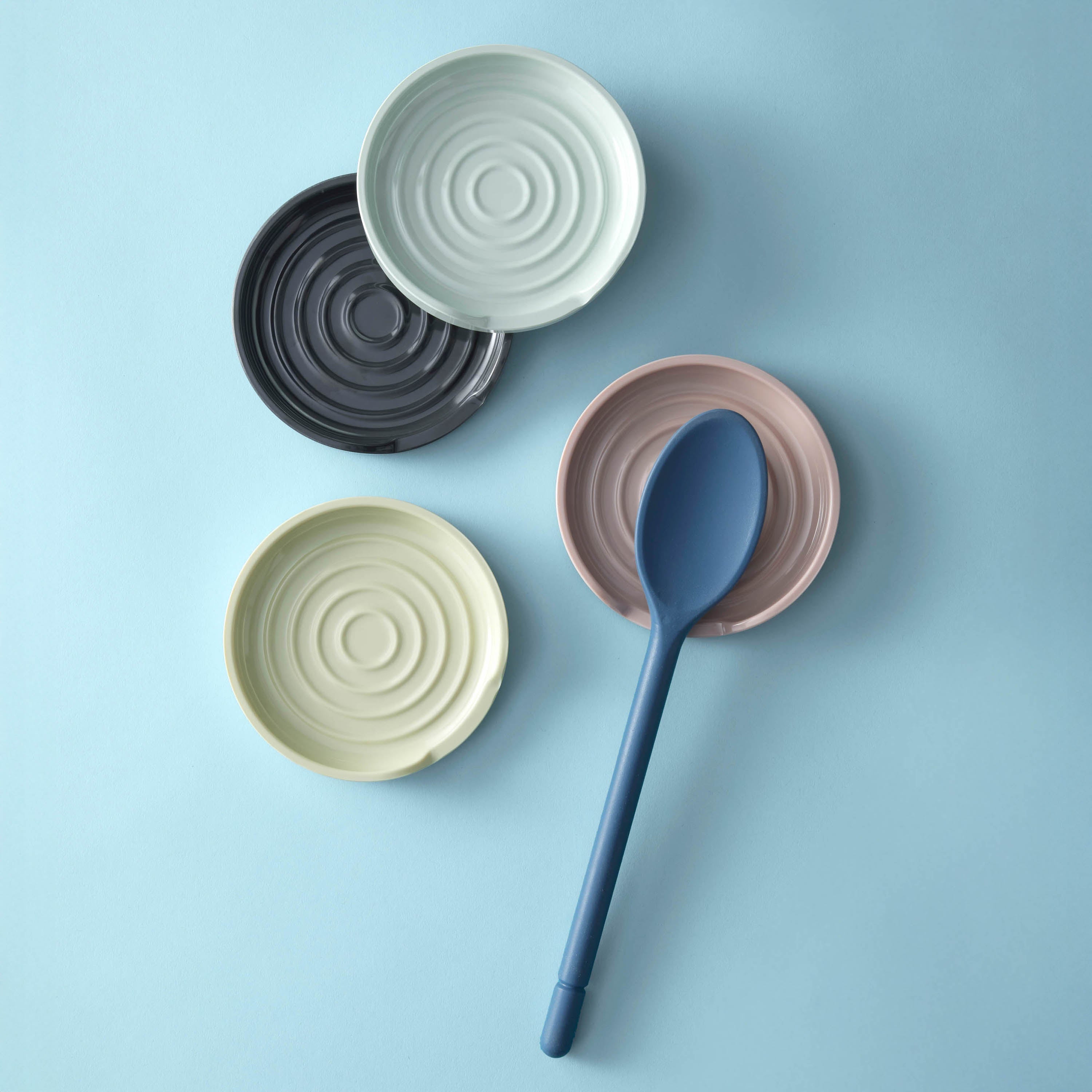 Zeal Melamine Spoon Rest Dark Grey