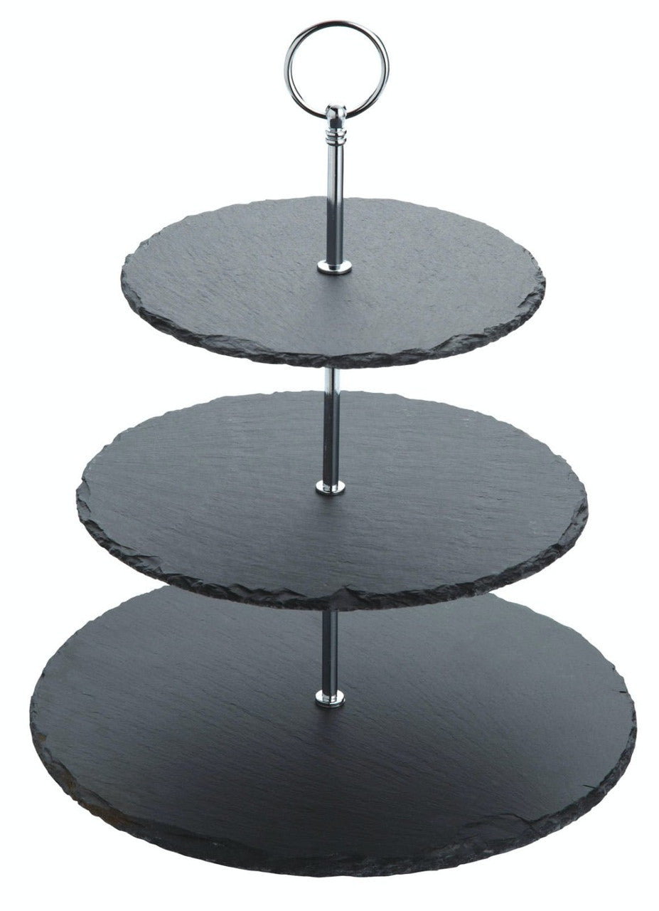 Artesà Three Tier Slate Serving Stand