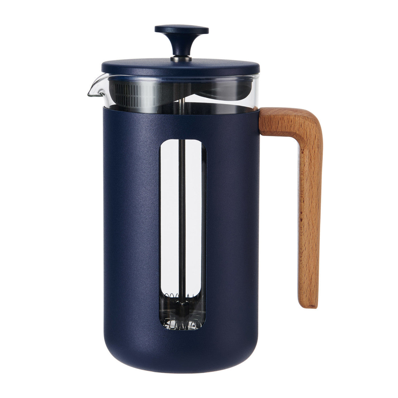 La Cafetière Pisa Stainless Steel Cafetière 8 Cup / 1L (Navy)