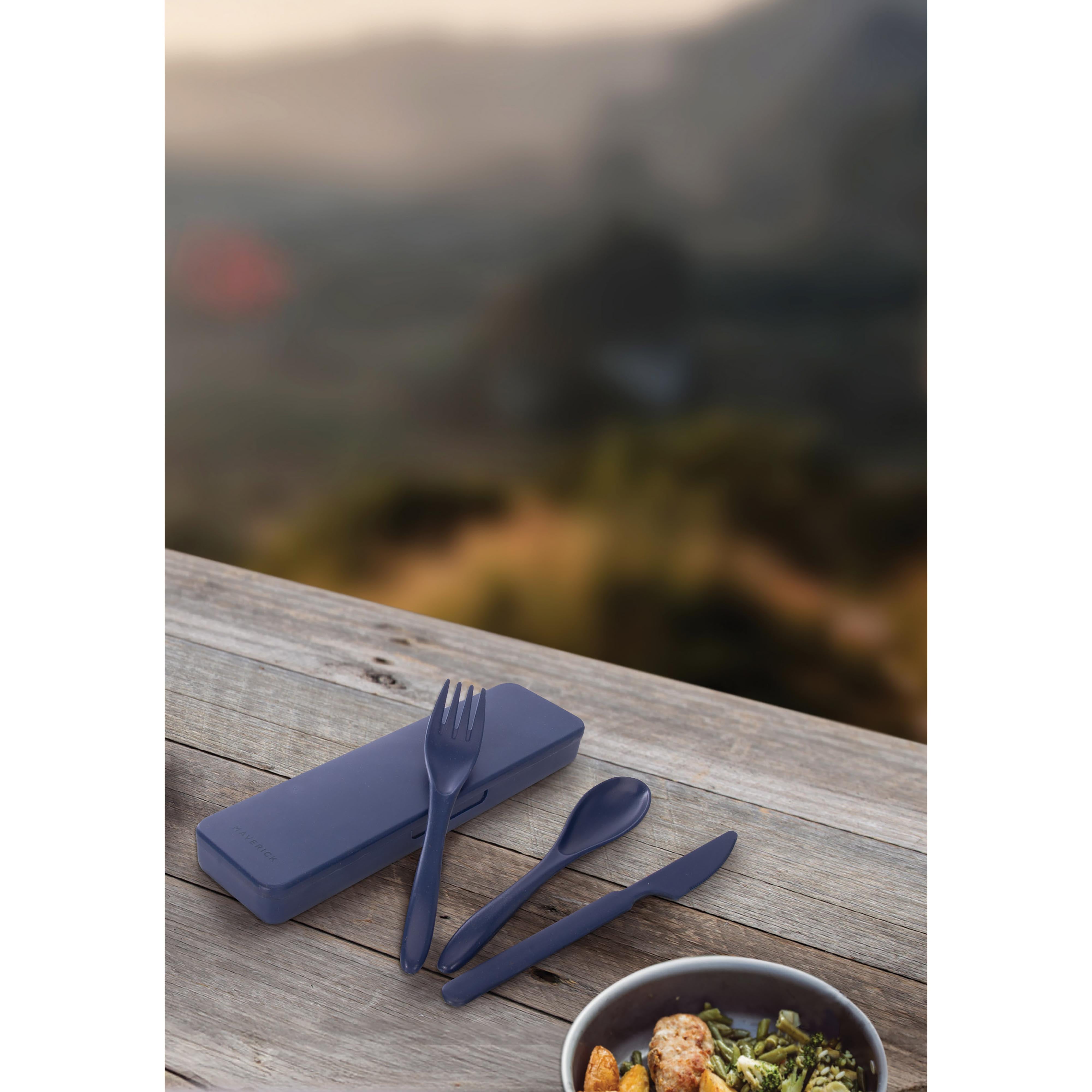 Maverick Wheat Straw Travel Cutlery Set