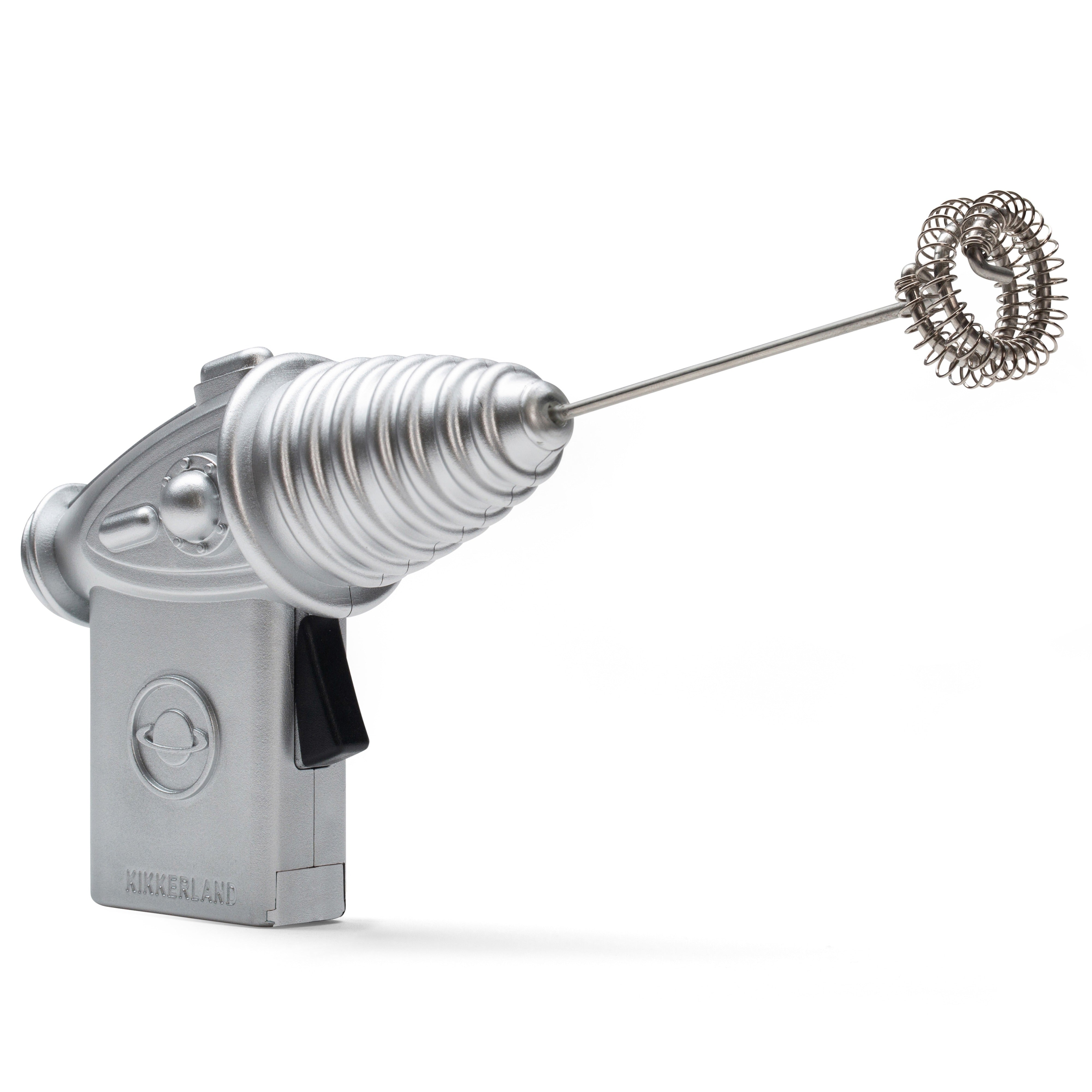 Kikkerland Space Gun Frother Silver