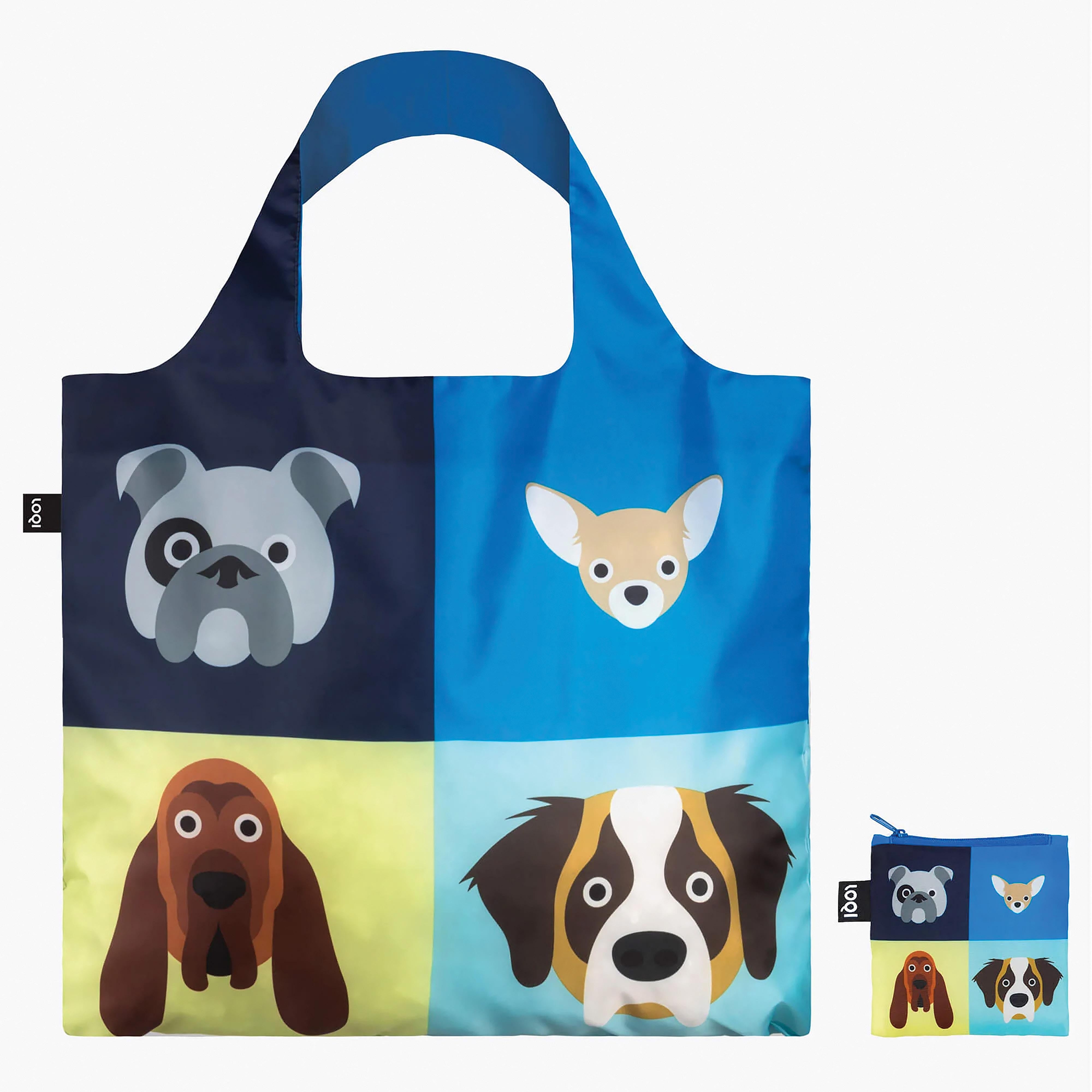 LOQI Stephen Cheetham Dogs Tote Bag