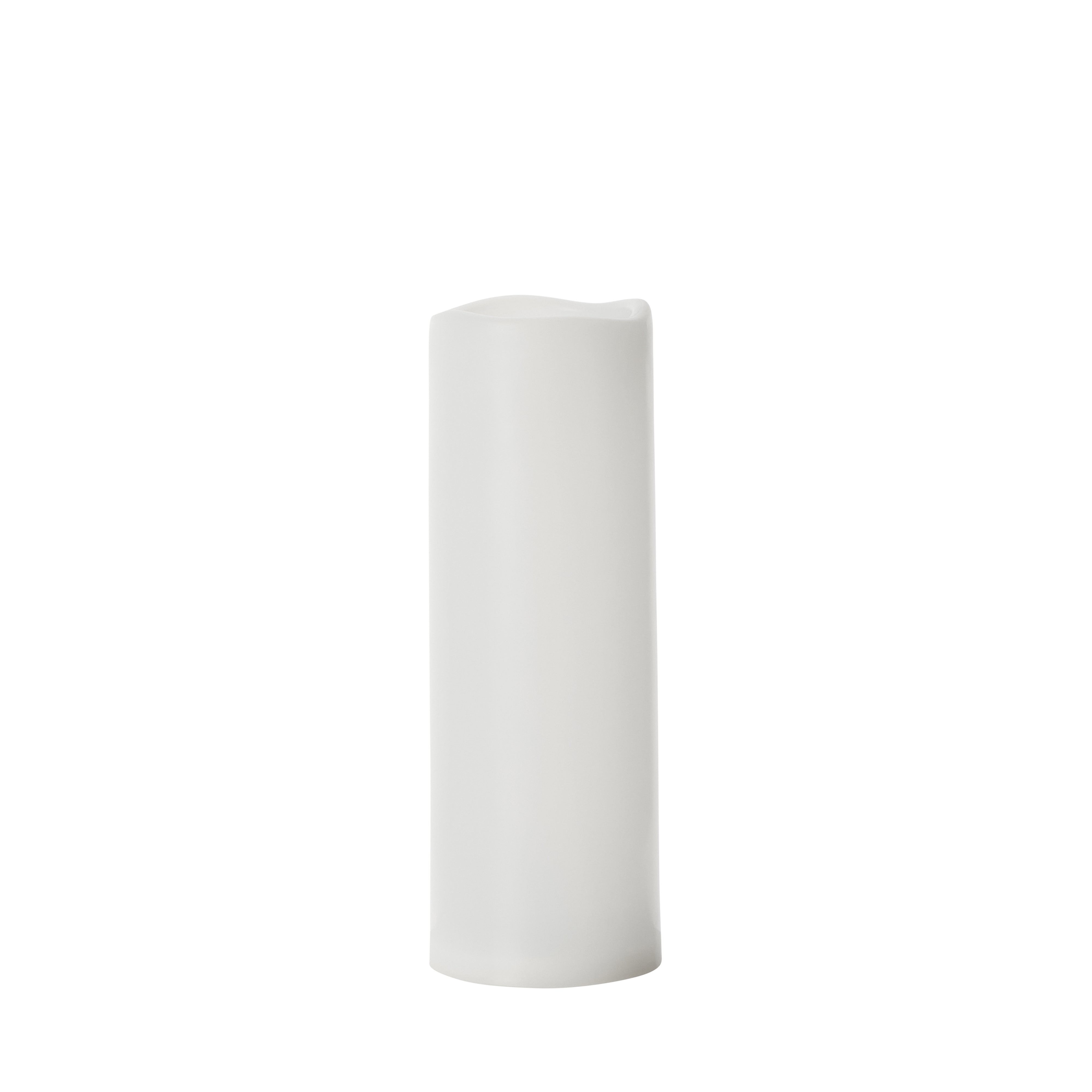 Rogue Elaris Solar Candle 10x10x30cm White