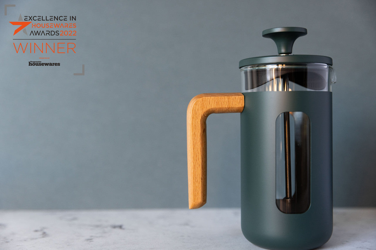 La Cafetière Pisa Stainless Steel Cafetière 3 Cup / 350ml (Green)
