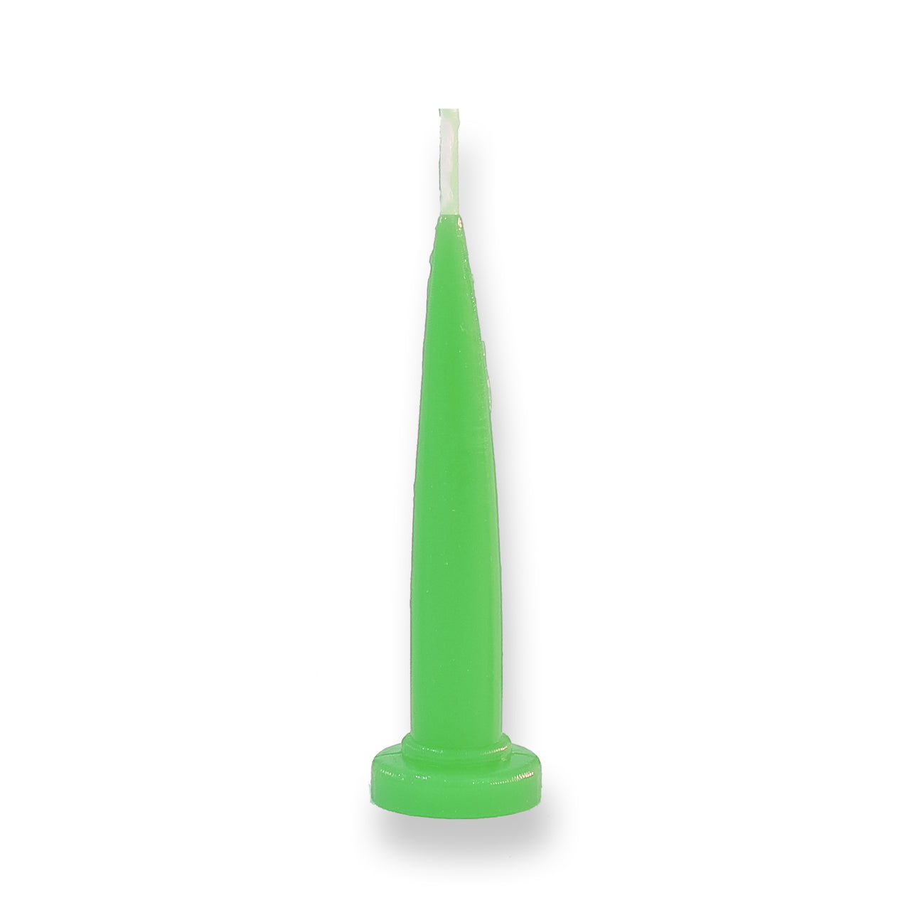 Cake & Candle Bullet Candles Green 144 Pack