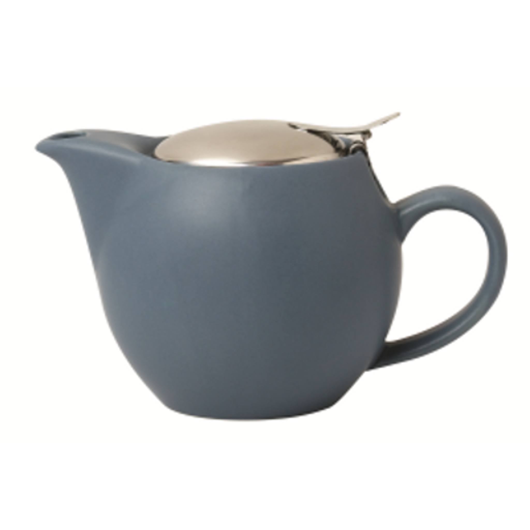 Incasa Matt Grey Teapot with Stainless Steel Mesh Infuser and Lid 400ml