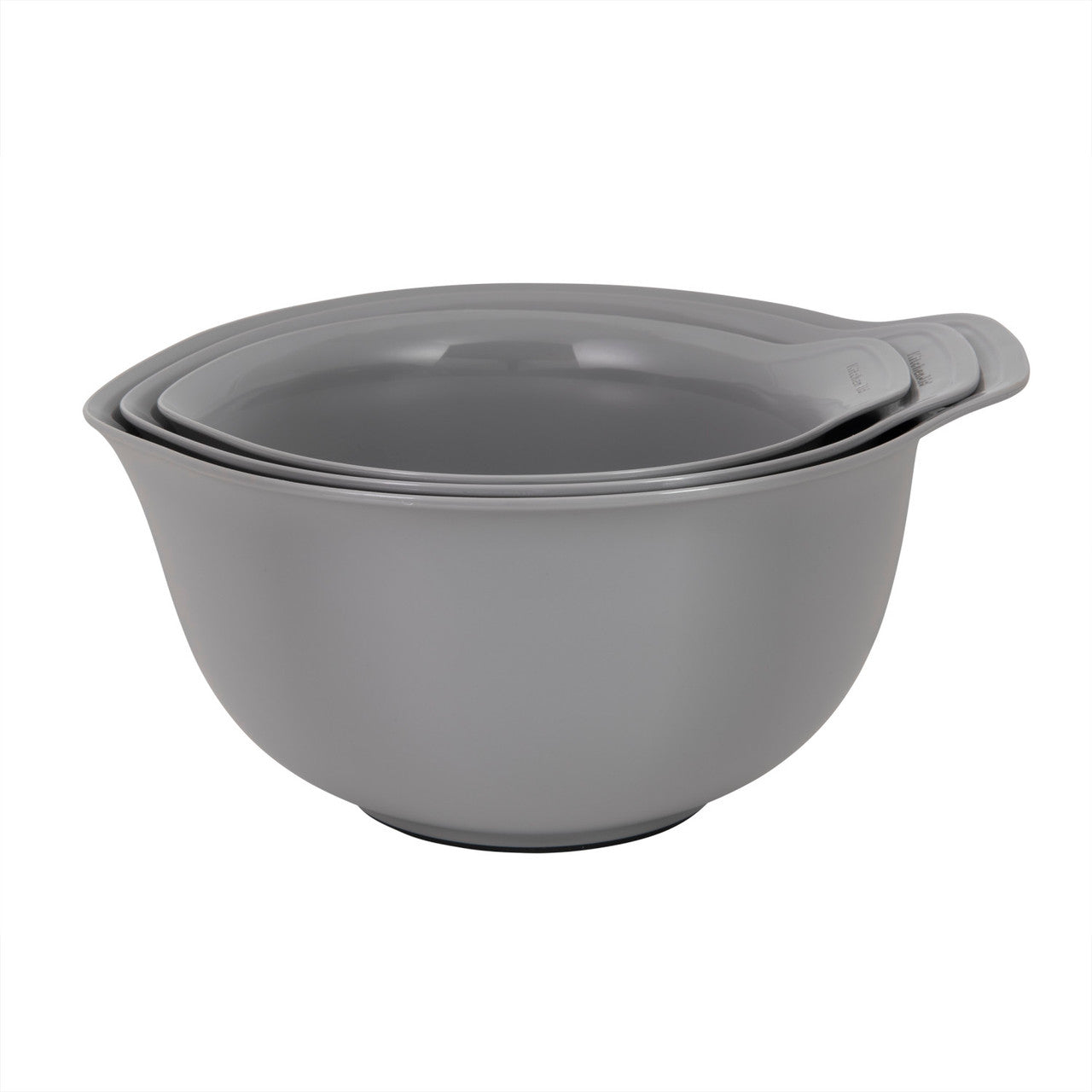 KitchenAid 3 Piece Nesting Mixing Bowl Set (Charcoal Grey)