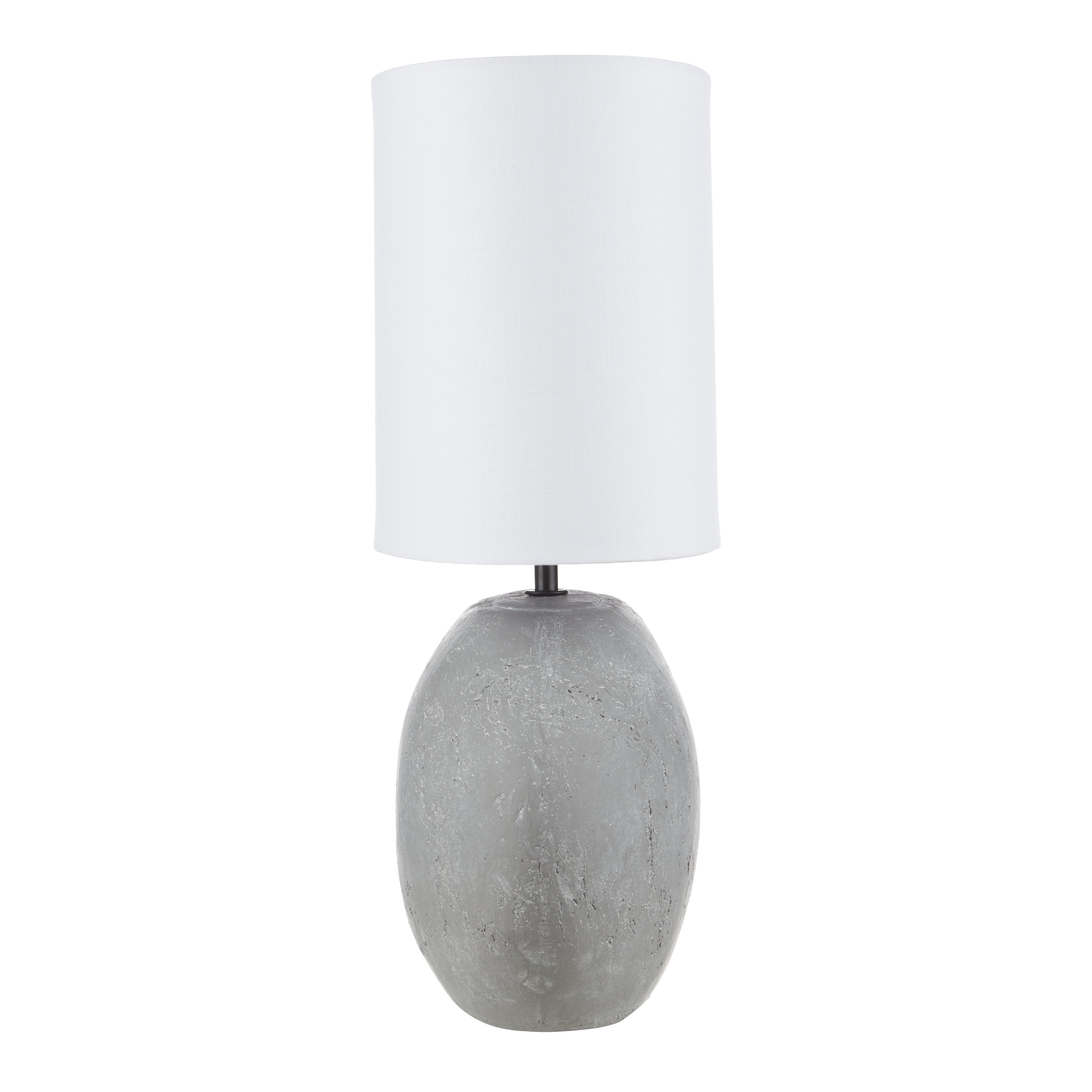 Amalfi Tiras Ceramic Table Lamp Grey