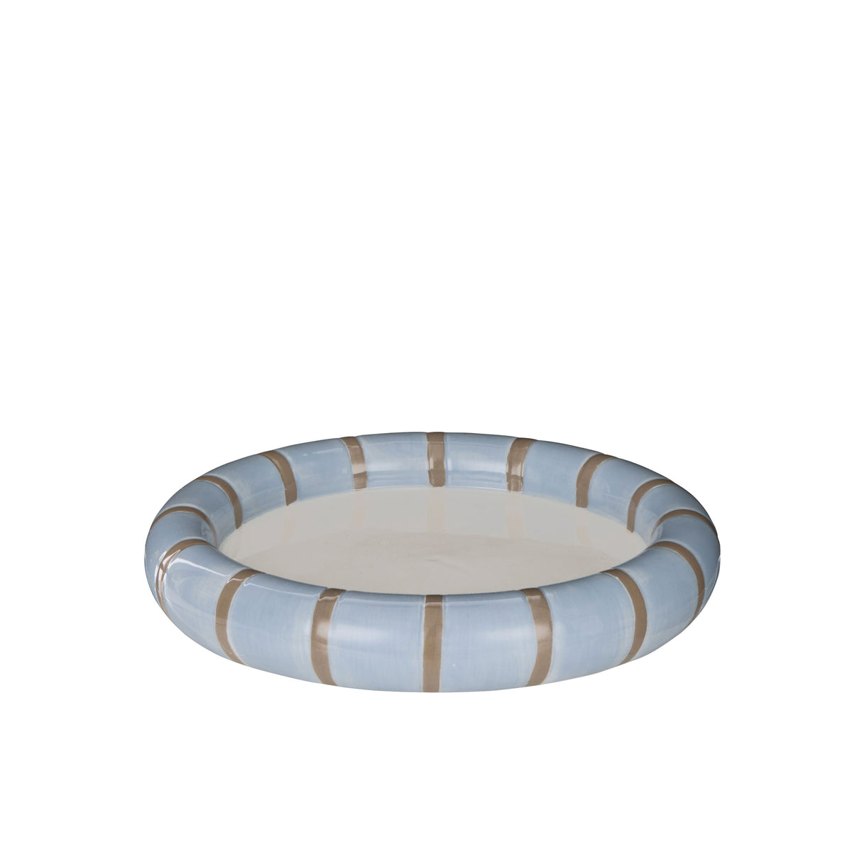 Emporium Astrid Stripe Dish Large Multi-Coloured
