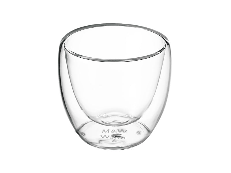 Maxwell & Williams Blend Double Wall Espresso Cup 80ml Clear 2 Piece