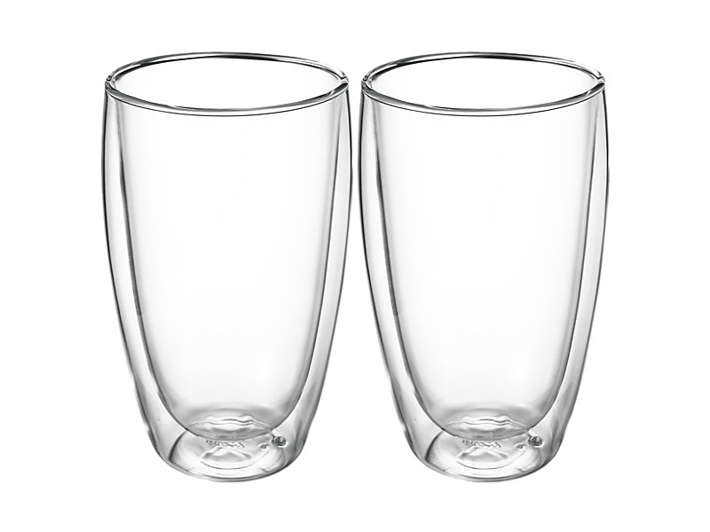 Maxwell & Williams Blend Double Wall Cup 450ml Clear 2 Piece