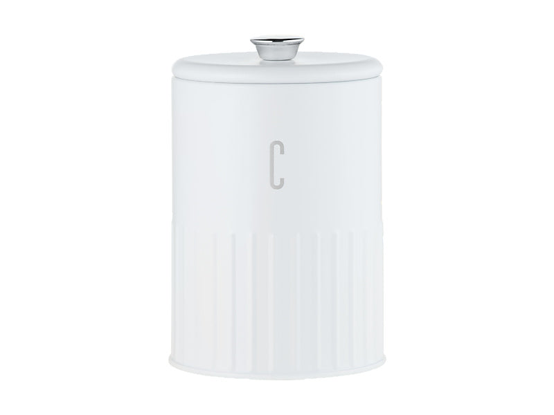 Maxwell & Williams Astor Coffee Canister 1.35L White 11 x 17cm