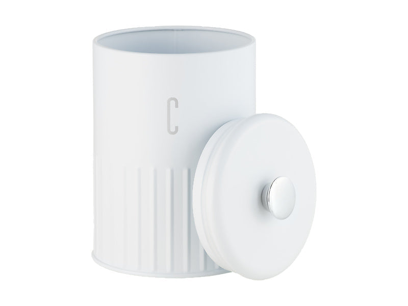 Maxwell & Williams Astor Coffee Canister 1.35L White 11 x 17cm