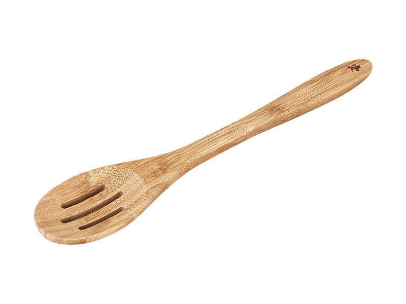 Maxwell & Williams Evergreen Bamboo Slotted Spoon Natural 33cm