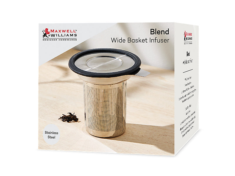 Maxwell & Williams Blend Wide Basket Infuser Stainless Steel Silver