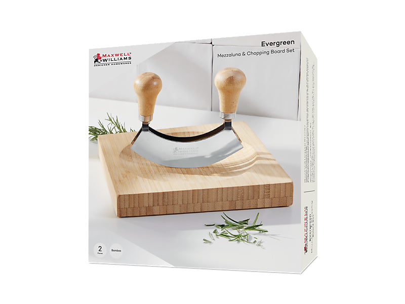 Maxwell & Williams Evergreen Bamboo Mezzaluna Square Natural