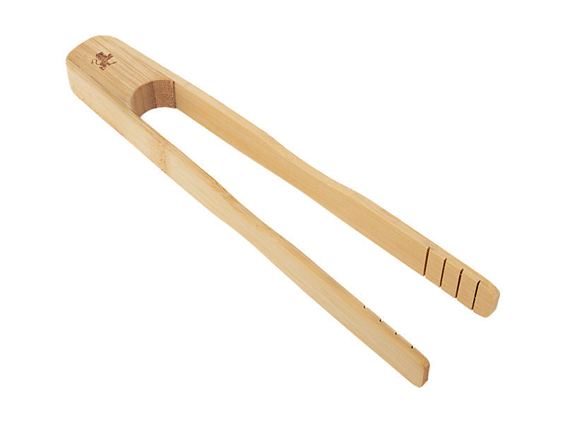 Maxwell & Williams Evergreen Bamboo Toast Tongs Natural 21cm
