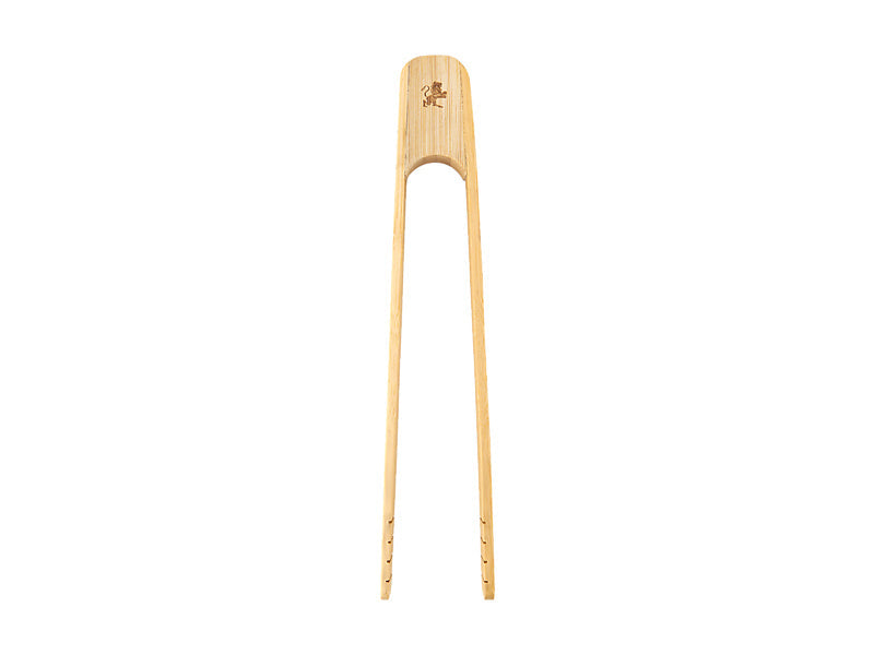 Maxwell & Williams Evergreen Bamboo Toast Tongs Natural 21cm