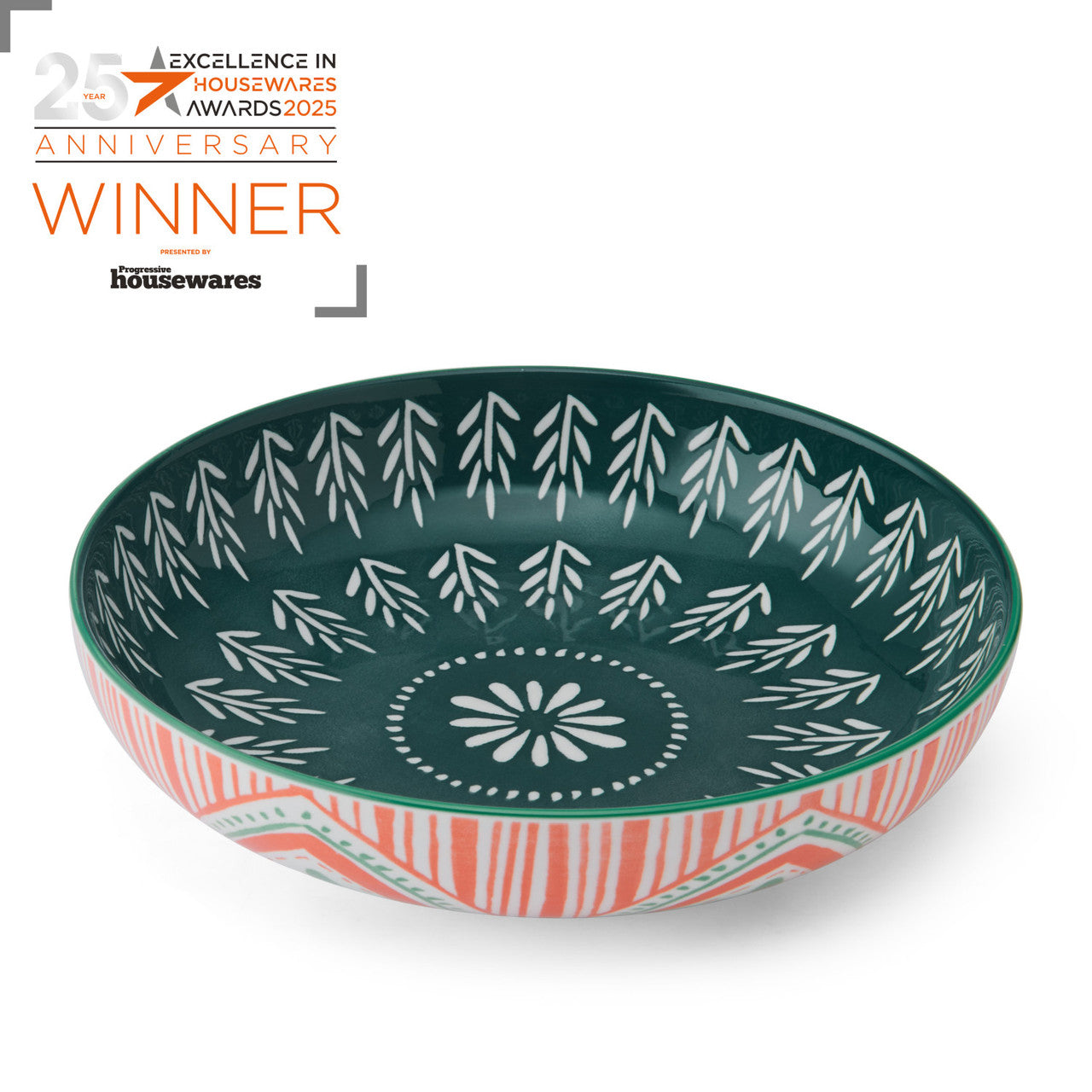 Mikasa Glazed Stoneware Coupe Bowl 21cm (Folk)