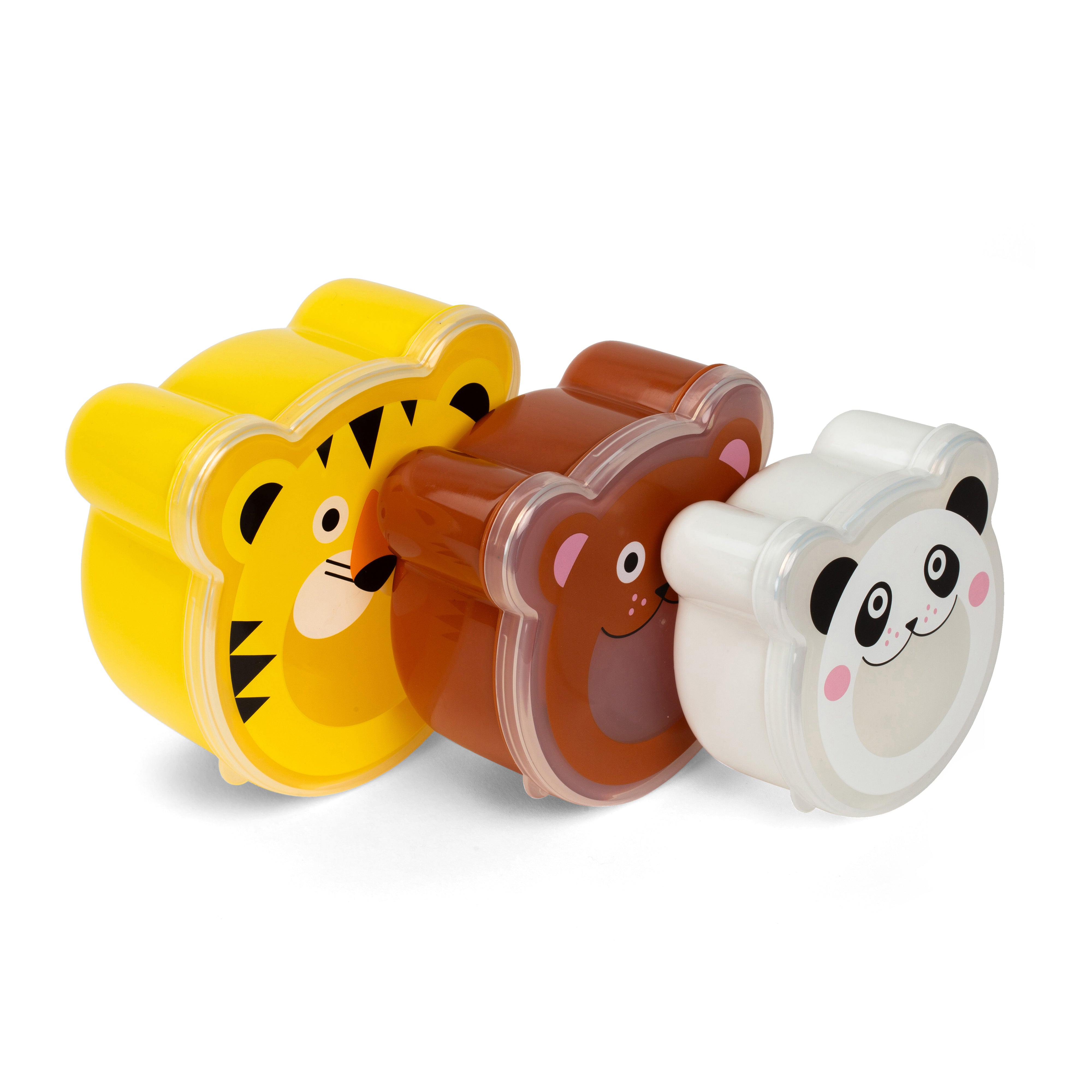 Kidoki On the Go Snack Boxes 3 Piece Set Multi-Coloured