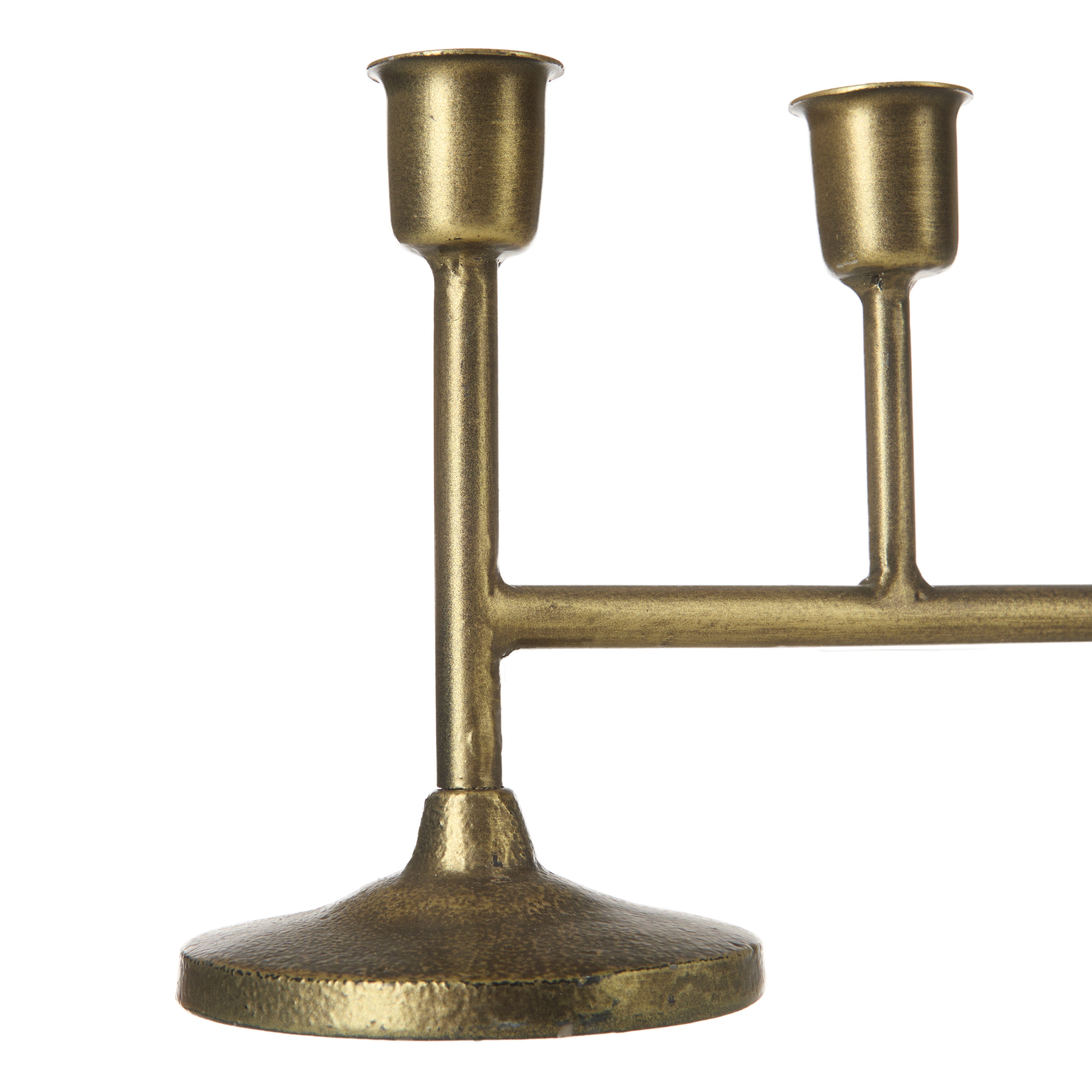 Amalfi Ford Candleholder Brass