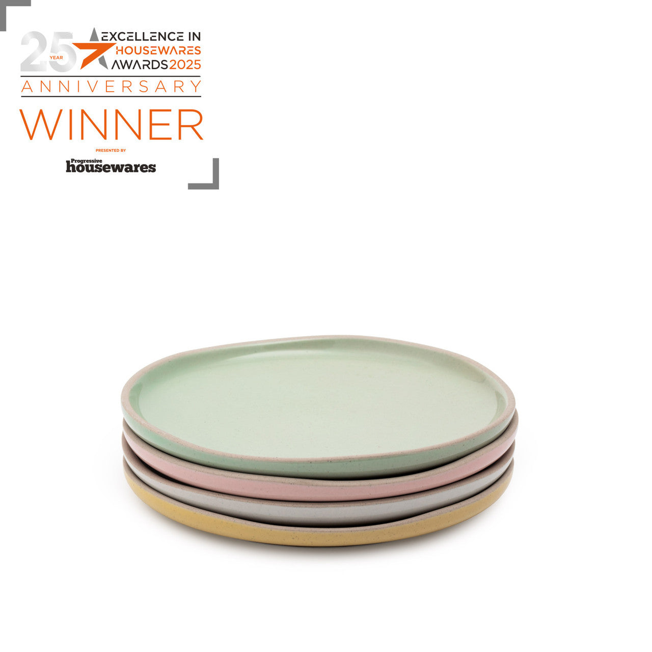 Jamie Oliver Big Love 19cm Little Plates Set of 4 Mixed Colours