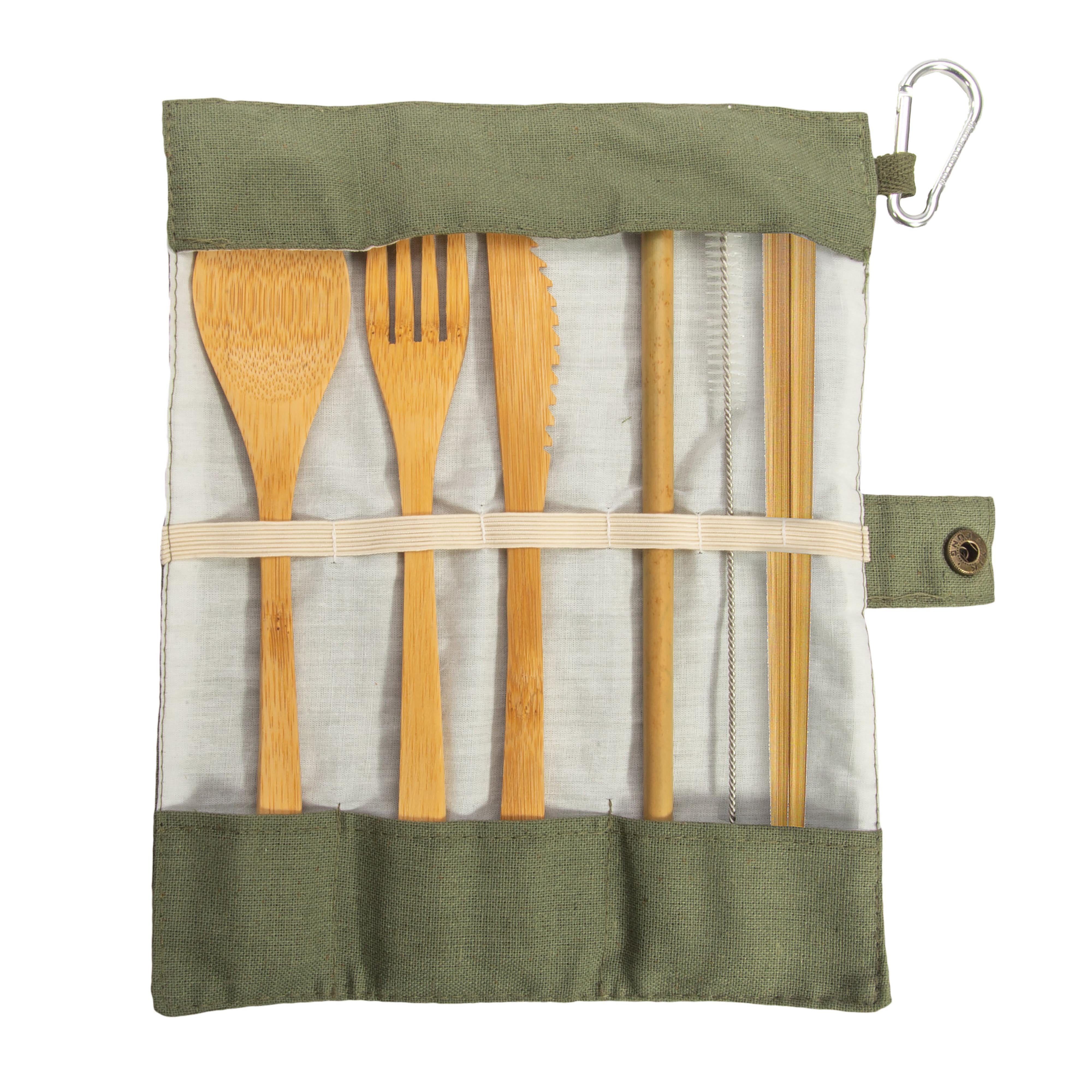 Maverick Eat Out Bamboo Travel Cutlery Set