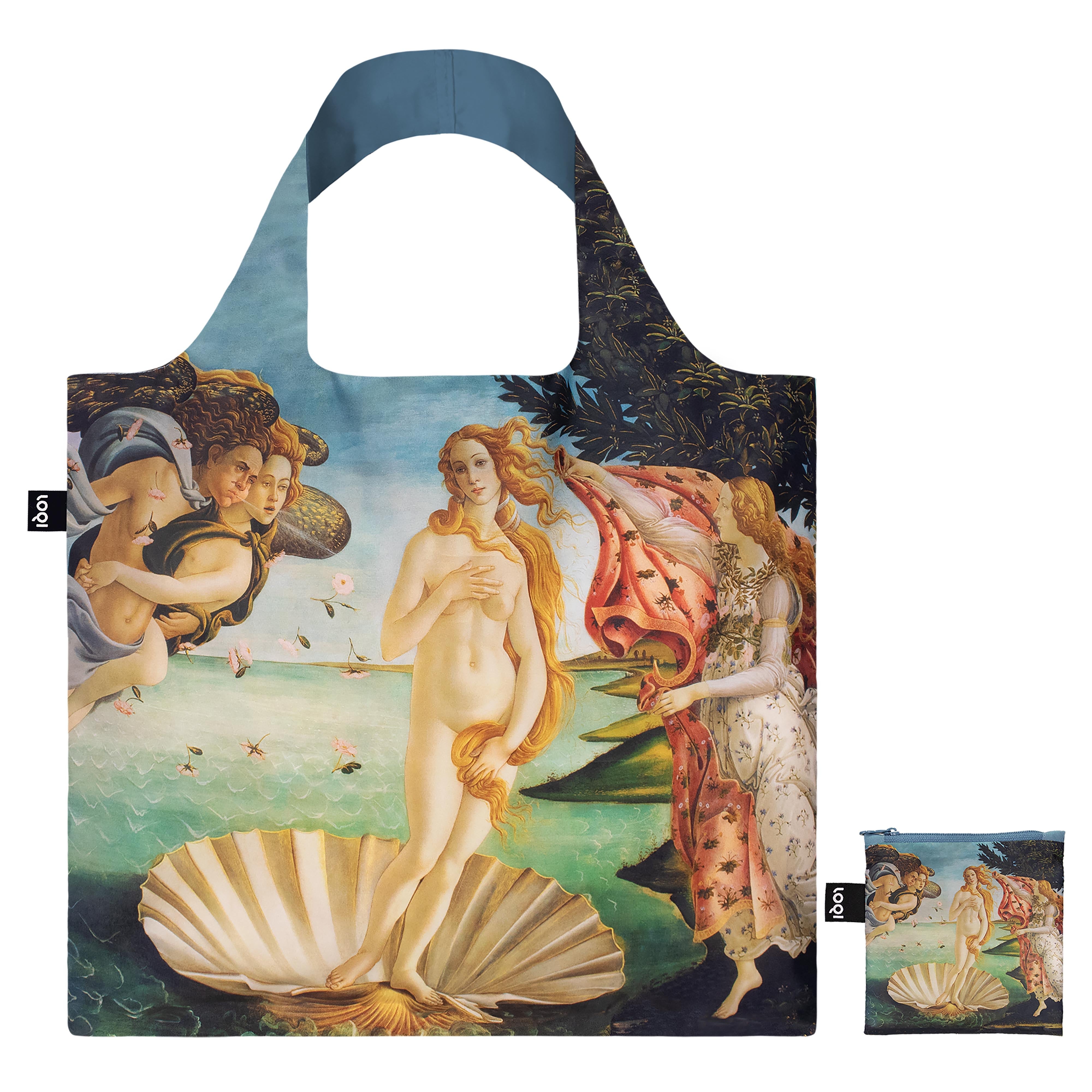 LOQI Sandro Botticelli Birth of Venus Tote Bag
