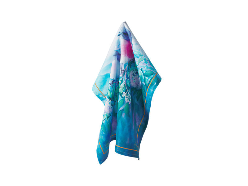 Maxwell & Williams Birds of Australia KC 10yr Anniversary Tea Towel Splendid Fairy Wren 50 x 70cm