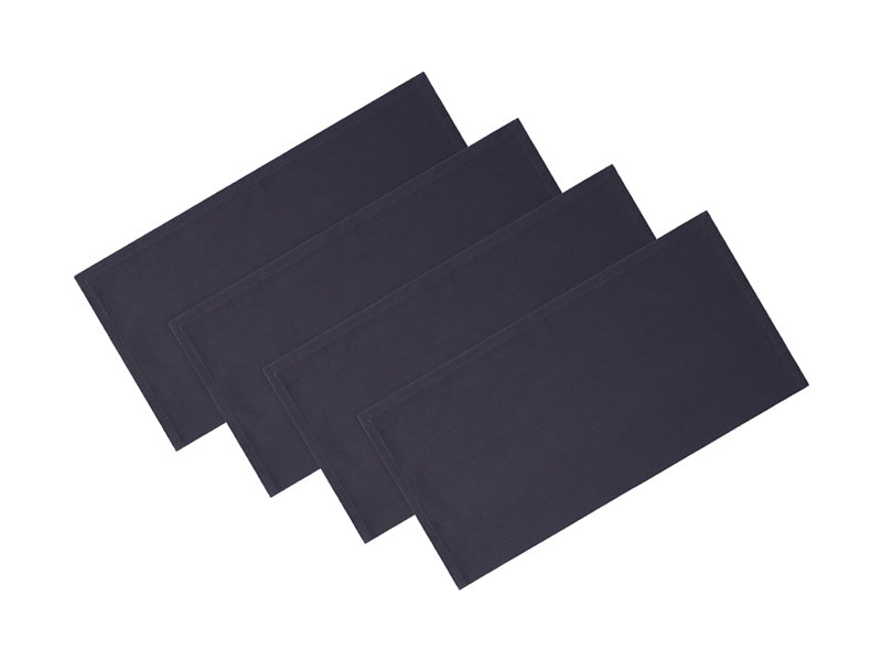 Maxwell & Williams Cotton Classics Cotton Napkin 45 x 45cm Slate Charcoal 4 Piece
